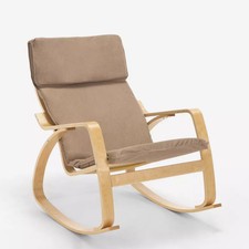 Fauteuil à bascule au design