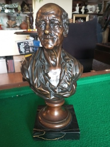 Buste bronze voltaire - buste,