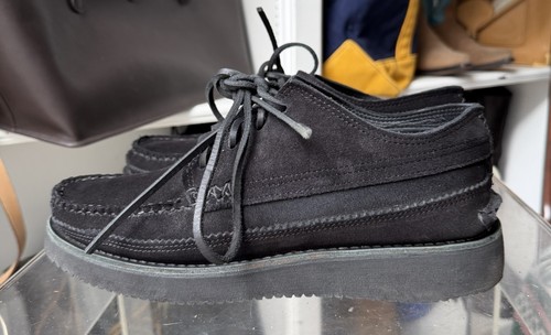Yuketen mens black suede - mens, 9e
