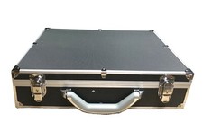 Storage & Display Aluminum Black Box Case Holds 100 PCGS NGC Coin Holders Slabs