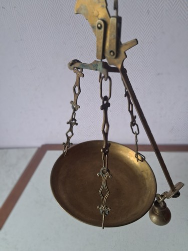 Balance romaine cuivre - balance,