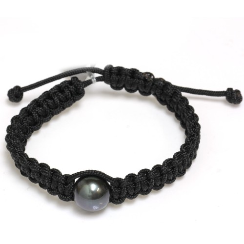 Bracelet shamballa macramé - bracelet, en