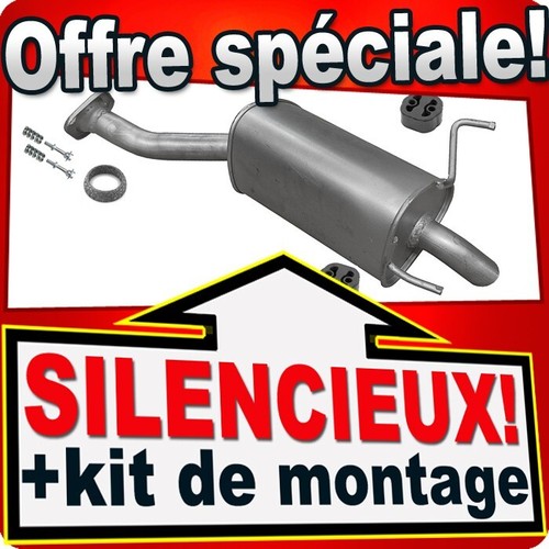 Silencieux arriere pour honda - arriere,