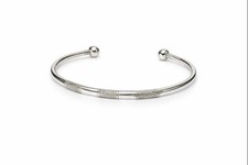 Bracelet Jonc Unisexe Argent