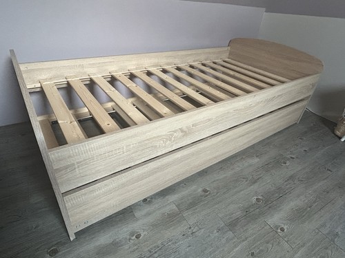 Lit gigogne bois avec - lit,