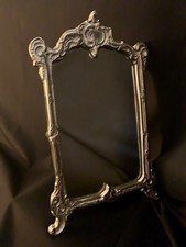 Miroir à poser, néo-baroque, encadrement couleur argent