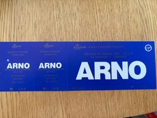 billet ticket place de concert. ARNO