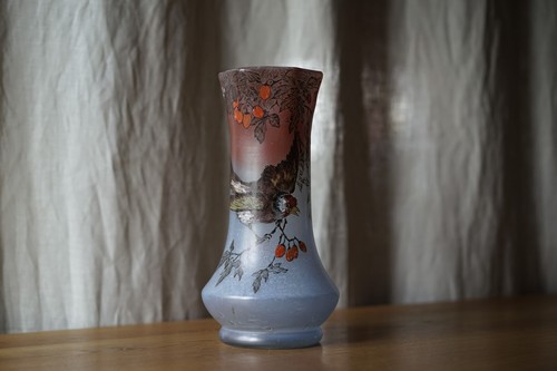 Vase verre ancien - verre,