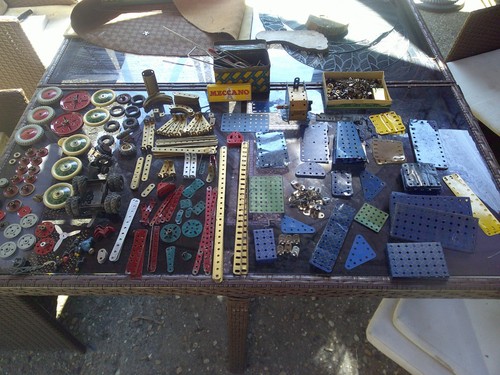 Lot pièces meccano année - lot, de