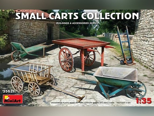 Miniart charrettes brouettes - charrettes,,