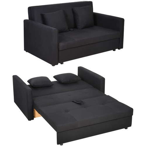Homcom canapé convertible - homcom, 2