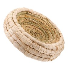  Nid d'oiseau en paille tissée, nid d'élevage, trappe, Cage pour colombe,