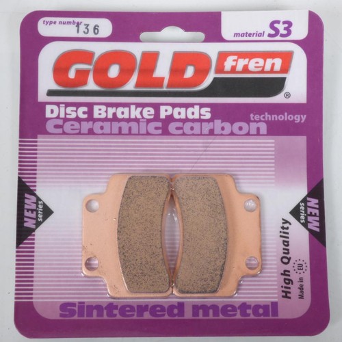 Plaquette frein gold - de,