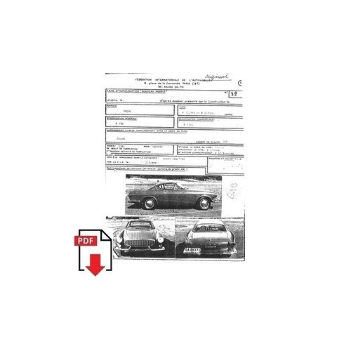 1961 volvo 1800 fiche - p,