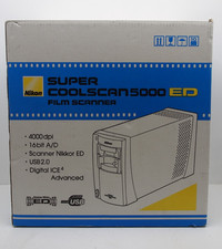 Nikon Super Coolscan 5000 ED Dedicated Film Scanner 4000 dpi LS COMPLETE IN BOX