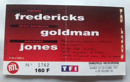 Ticket billet used - ticket, place