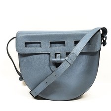 Delvaux Shoulder Bag  Blue Leather 2883671