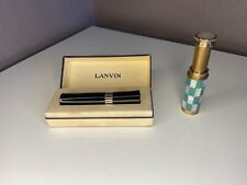 Antique Gold Metal Lanvin Bag Sprayer Atomizer Mother of Pearl Inlay