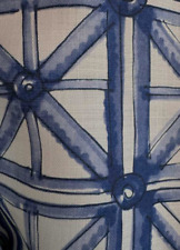 Mary McDonald for Schumacher Portail Francais Navy 4 yards