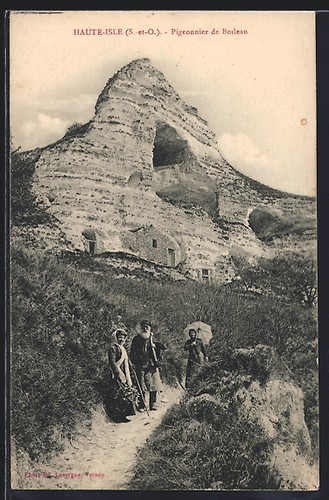 Cpa haute isle - pigeonnier, de