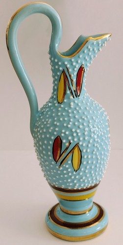 Vase pichet bleu - , 17