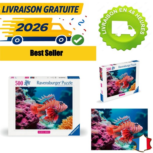 Puzzle poisson lion 500 - poisson-lion,