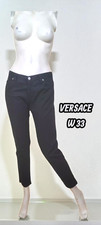 Versace Jeans W 33 Taille 42  pantalon jeans jean denim noir femme