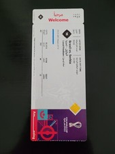 Ticket World Cup Qatar 2022 Brésil Serbie neuf