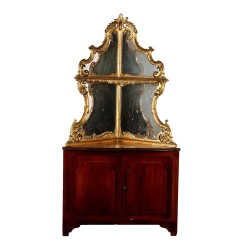 Meuble angle ancien style - meuble,