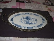 ancien plateau en céramique