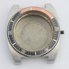 Swiss Caravelle “Divers Case” w/ “Two Color” Moveable Bezel