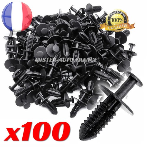 100 clips fixation - 100, garniture
