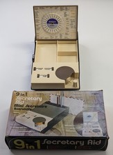 Vintage 1970's Secretary Aid Mini Secretaire Unused Retro Office Item