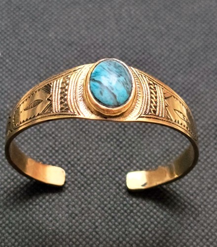 Bracelet jonc manchette bronze - bracelet,