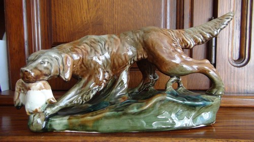 Ceramique chien chasse - chien, de