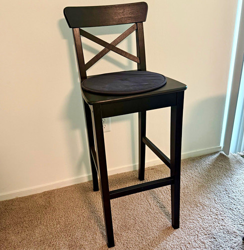 Ikea ingolf black wood - ikea,