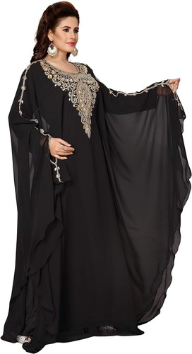 Robe longue fantaisie noire