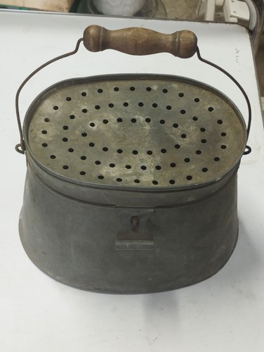 Ancienne bourriche zinc - ancienne,