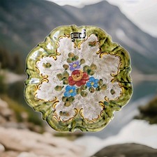 assiette murale en faïence deruta italie