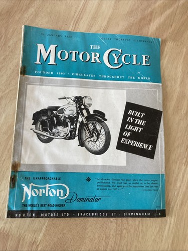 Motor cycle anglais - anglais, moto