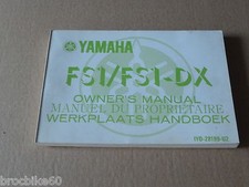 MANUEL UTILISATEUR DU PROPRIETAIRE YAMAHA FS1/FS1-DX 1978 Owner's manual FS1