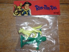 Pochette Neuve Rin Tin Tin 2 Personnages Vert Jaune Vintage Emirober