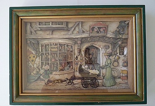 Tableau sous verre - 3, d