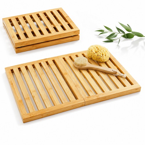 Tapis bain bambou - tapis,