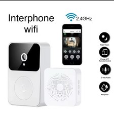 Visiophone - Homsecur vidéo Interphone sans fil Wifi 1080P HD 2.4GHz imperméable
