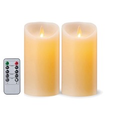 Bougies LED, Lot de 2, Bougies