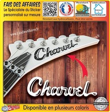 sticker autocollant Charvel GUITARE GUITAR HEADSTOCK rock decal