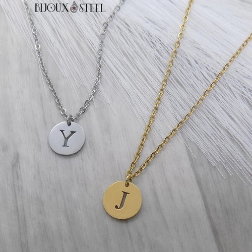 Collier pendentif médaille - collier,