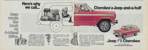 1975 jeep cherokee chief - chief, ad