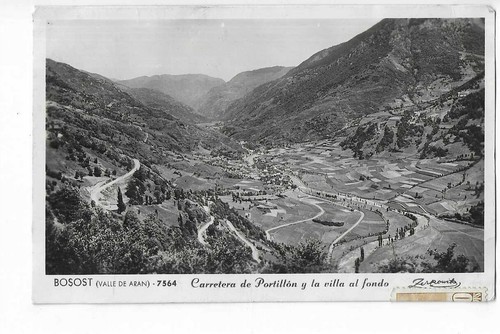 Spain bosost portillon road - bosost,